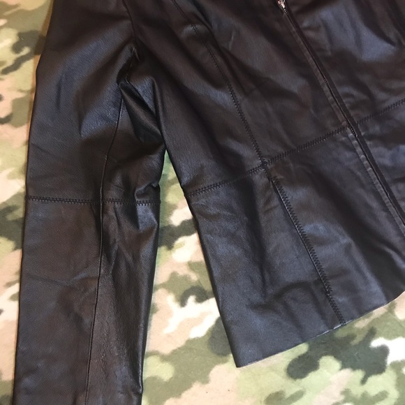 kim rogers leather jacket